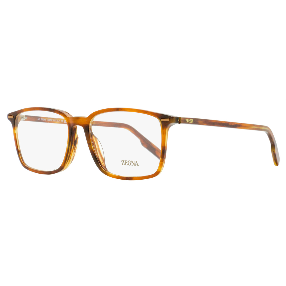 Zegna High Bridge Eyeglasses EZ5257-H 056 Brown Melange 55mm